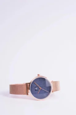 Sale Michael John Damski Zegarek Elis Różowe Złoto / Granatowa Tarcza