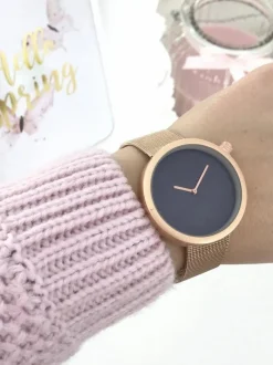 Outlet Michael John Damski Zegarek Auri Różowe Złoto