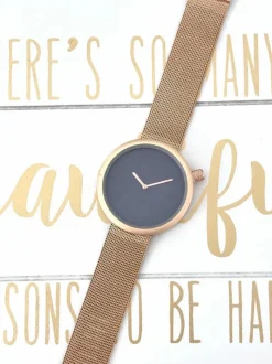 Outlet Michael John Damski Zegarek Auri Różowe Złoto