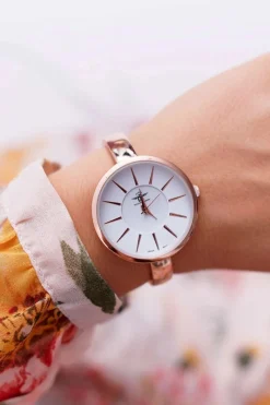 Outlet Damski Zegarek Różowe Złoto Anabe Zegarki