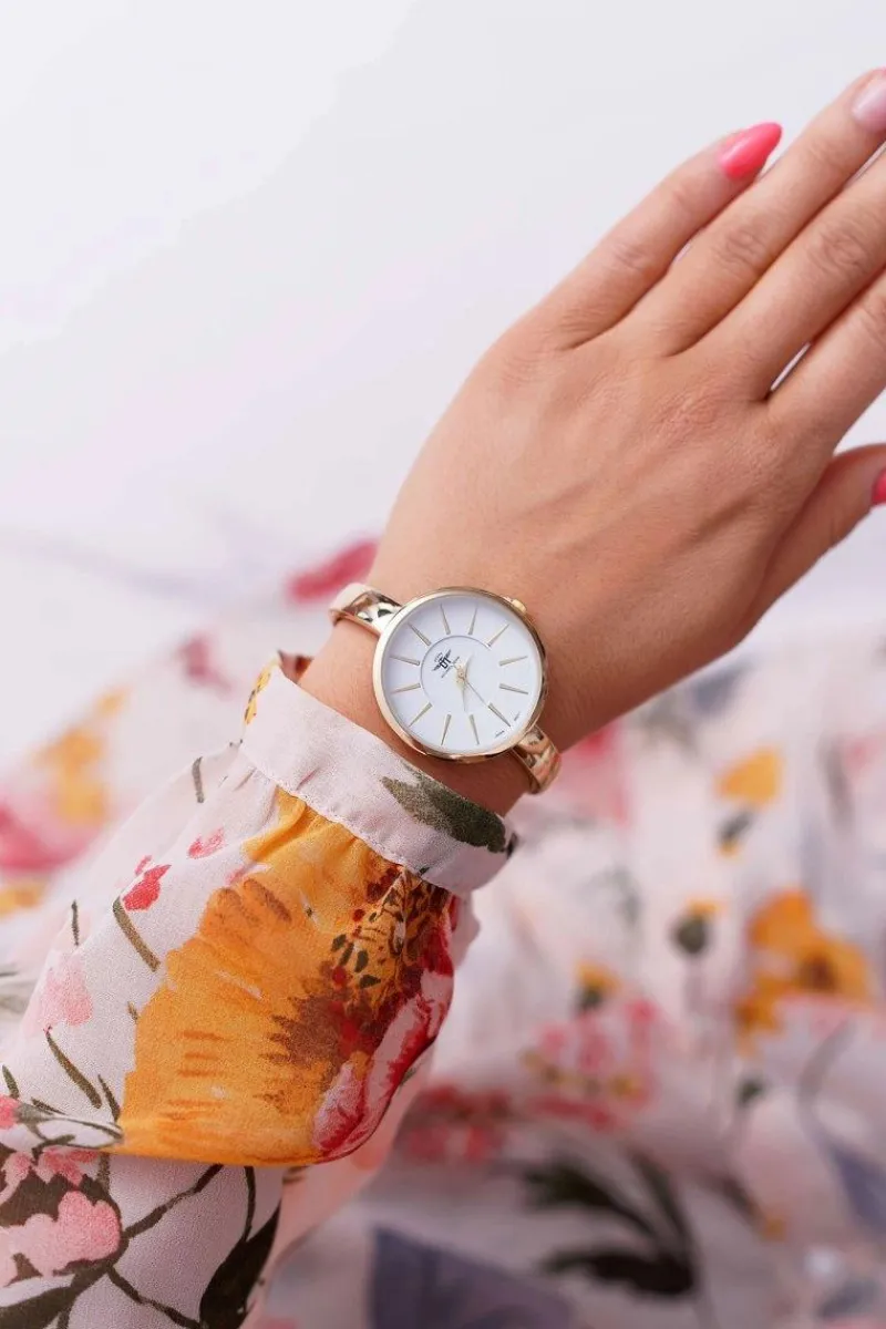 Clearance Damski Zegarek Złoty Anabe Zegarki