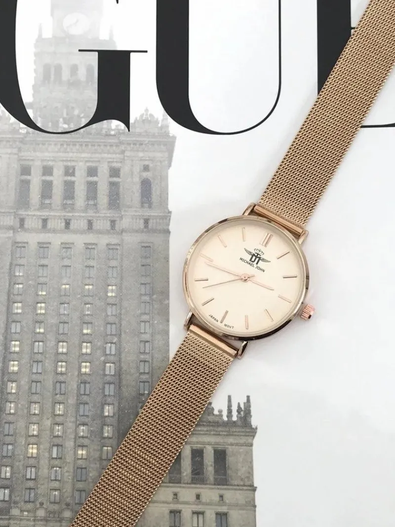 Clearance Michael John Damski Zegarek Florence Beżowa Tarcza 32mm