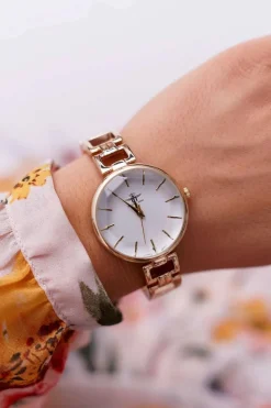 Best Michael John Damski Zegarek Złoty Drusi