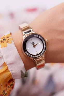 Online Damski Zegarek Złoty Mirava Zegarki