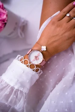 New Damski Zegarek Michael John Różowy Ivaria Zegarki