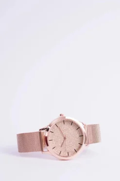 Hot Michael John Damski Zegarek Crux Złoty Brokat