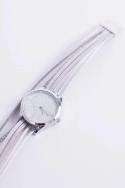 Online Michael John Damski Zegarek Nadine Srebrny