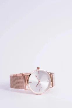 Clearance Michael John Damski Zegarek Lyssa Złota Bransoleta / Srebrna Tarcza