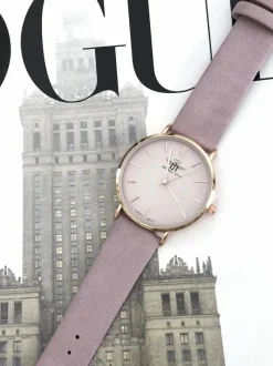 Clearance Michael John Damski Zegarek Florence 40mm Różowy Pasek