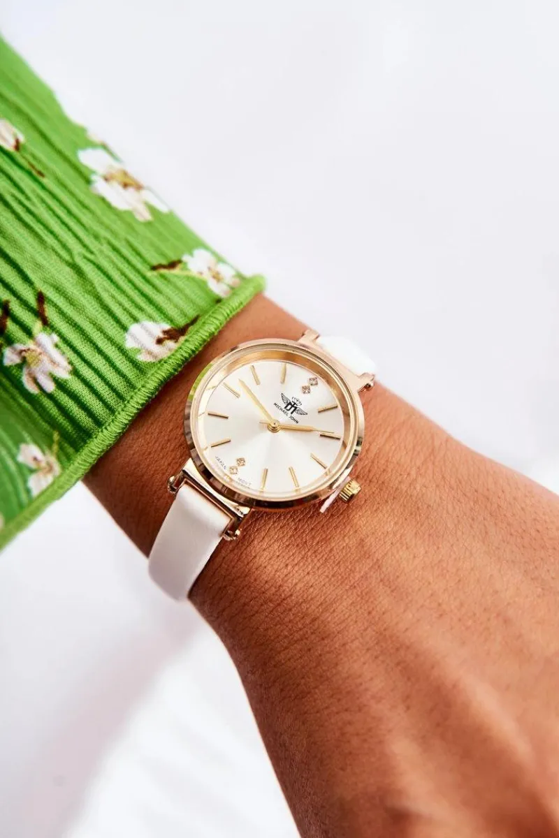 Zegarki>GG Luxe Damski zegarek Michael John Złoty z Cyrkoniami