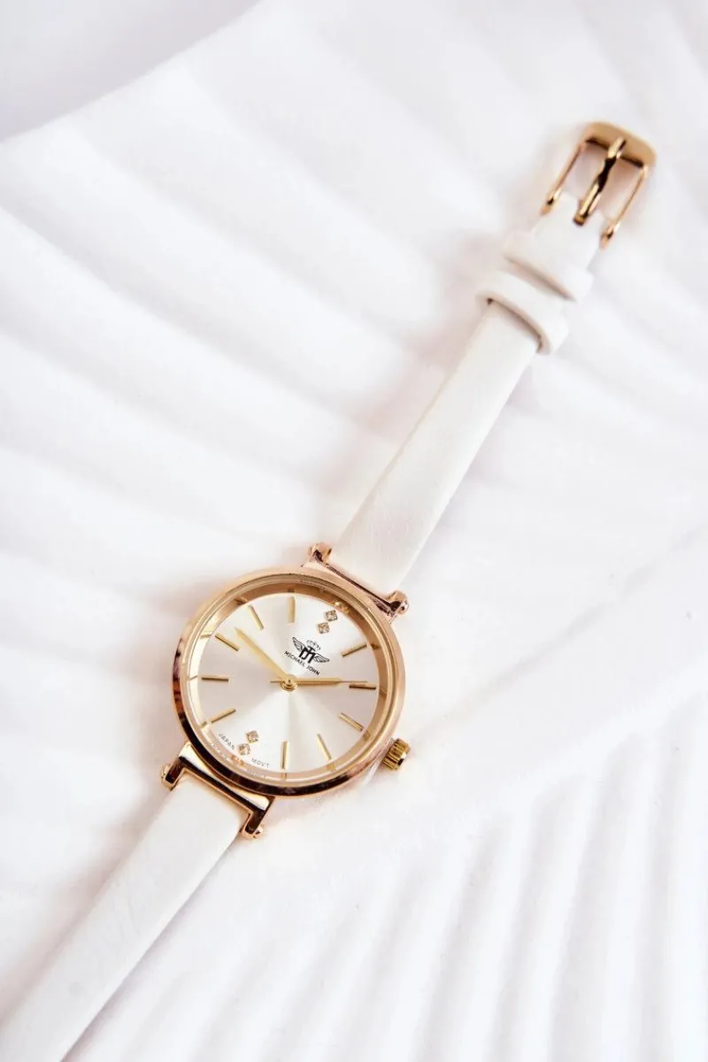 Zegarki>GG Luxe Damski zegarek Michael John Złoty z Cyrkoniami