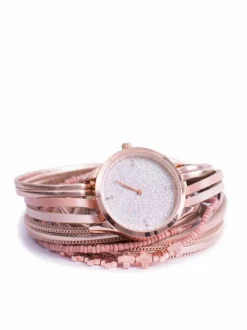 Sale Michael John Damski Zegarek Nadine Różowy