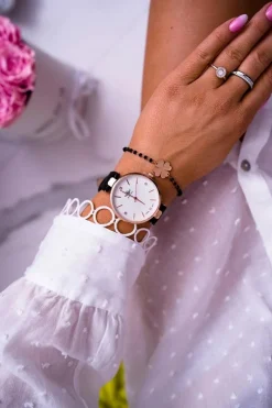 Online Michael John Damski Zegarek Czarny Narsen