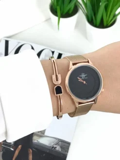 Clearance Michael John Damski Zegarek Sceptre Czarna Tarcza