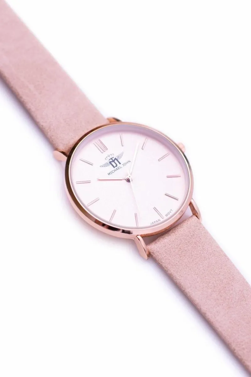 Michael John Damski Zegarek Florence 40mm Beżowy Pasek