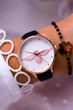 Online Damski Zegarek Michael John Czarny Ivaria Zegarki