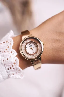 Clearance Damski Zegarek Złoto Biały Turana Zegarki