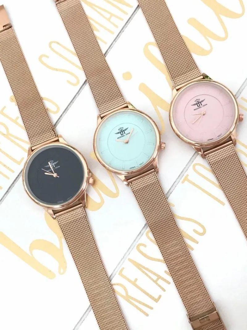 Best Michael John Damski Zegarek Sceptre Różowa Tarcza