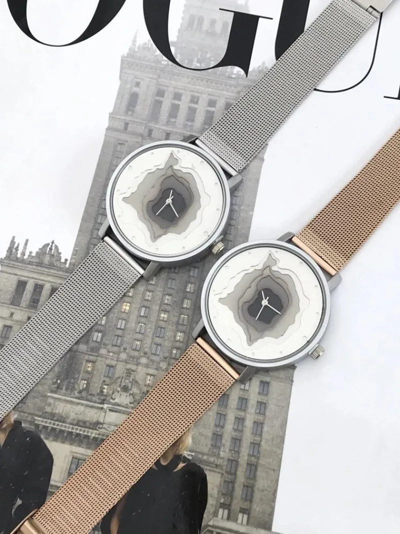 Outlet Michael John Damski Zegarek Cratos Różowe Złoto