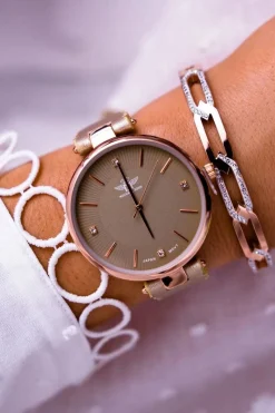 Michael John Damski Zegarek Złoty Narsen