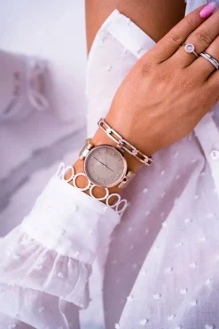 Michael John Damski Zegarek Złoty Narsen