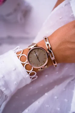 Michael John Damski Zegarek Złoty Narsen