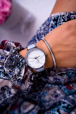 New Ernest Damski Zegarek Michael John Niebieski Ivaria