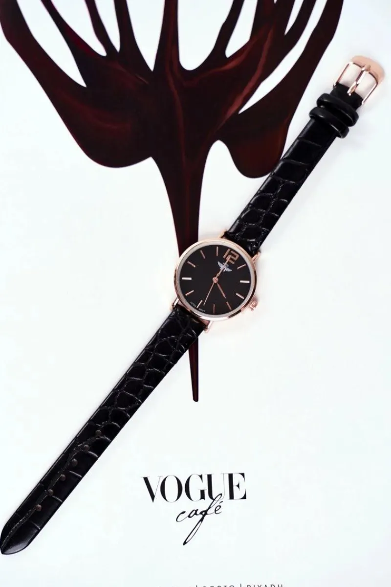 Zegarki>Michael John Damski Zegarek Snake Czarny Caito