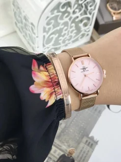 Online Michael John Damski Zegarek Florence Różowa Tarcza 32mm