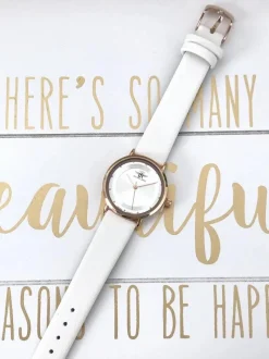 Best Michael John Damski Zegarek Paule Biały