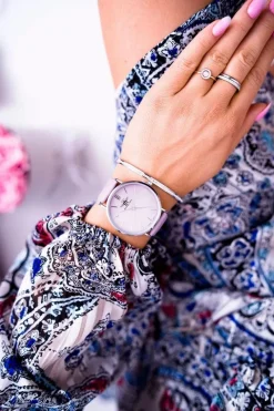 Zegarki>Michael John Damski Zegarek Fioletowy Florence