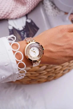 Zegarki>Michael John Damski Zegarek Złoty Curiosity