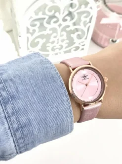 Outlet Michael John Damski Zegarek Paule Różowy Metaliczny