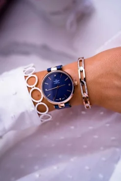 Clearance Michael John Damski Zegarek Granatowy Narsen