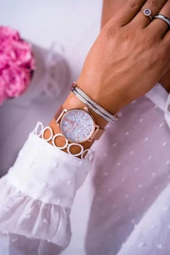 Online Michael John Damski Zegarek Różowe Złoto Eneli