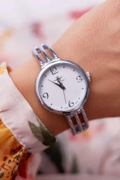 Discount Michael John Damski Zegarek Srebrny Aryja