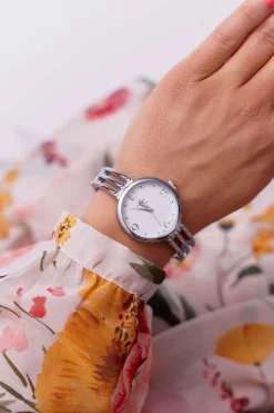 Discount Michael John Damski Zegarek Srebrny Aryja