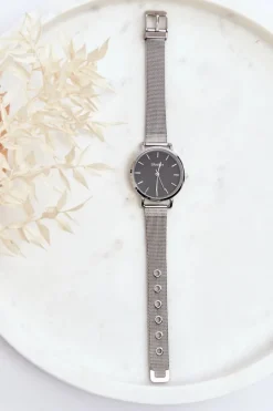 Sale Damski Zegarek Na Bransolecie E97280 Srebrny Zegarki