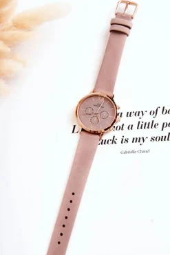 New Damski Zegarek Na Pasku Giorgio & Dario Brudny Róż Zegarki