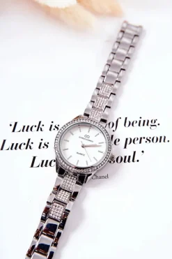 Outlet Giorgio&Dario Damski Zegarek Z Bransoletą Srebrny