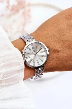 Boto Damski Zegarek Z Jasną Tarczą Giorgio&Dario Srebrny