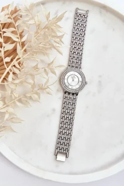 Giorgio&Dario Damski Zegarek Ze Zdobieniem Giorgio & Dario GDM1556 Srebrny