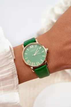 Hot Damski Zielony Zegarek E97316 Zegarki