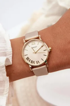 Sale Damski Złoty Zegarek E97316 Zegarki