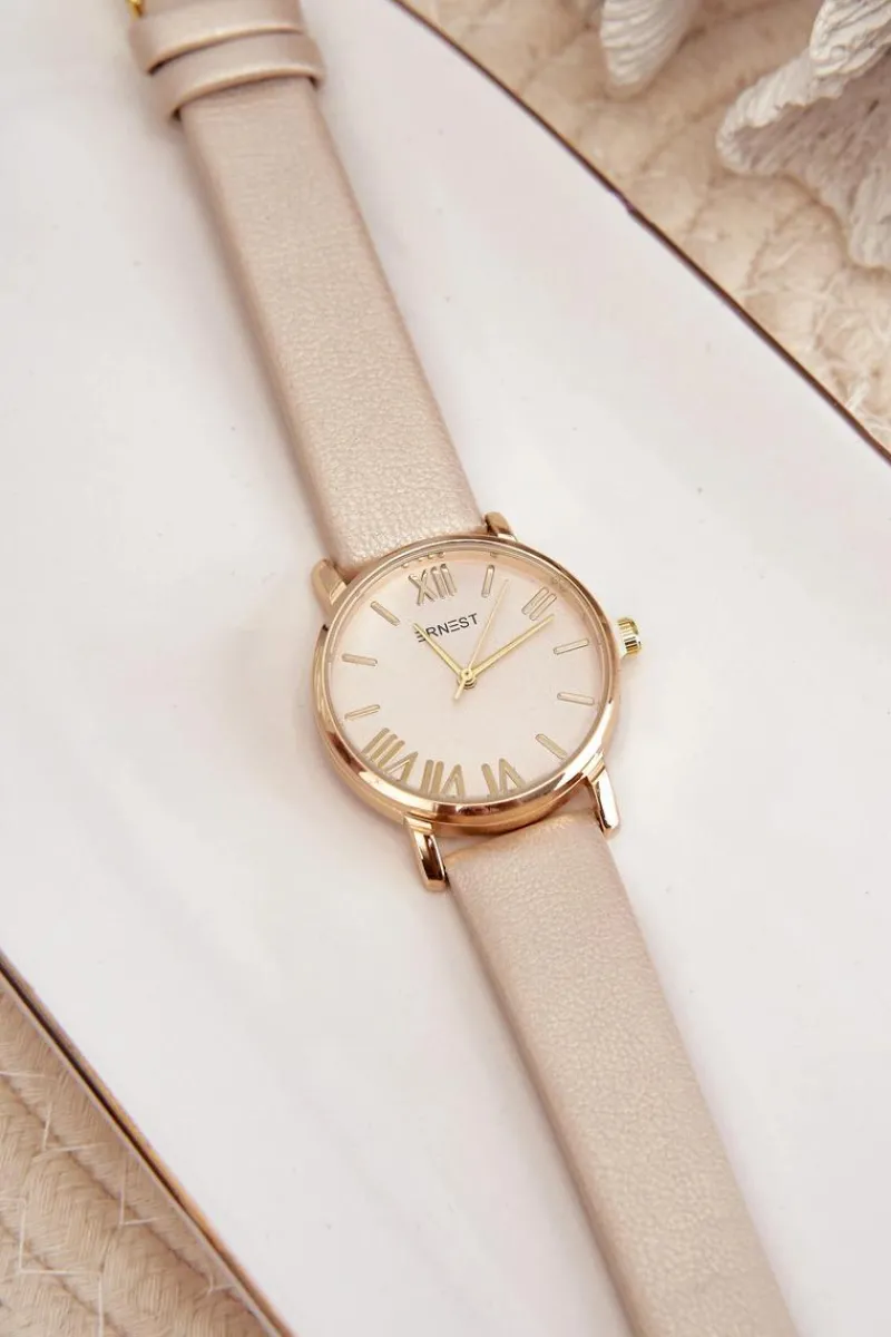 Sale Damski Złoty Zegarek E97316 Zegarki