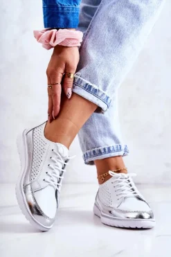 Półbuty Skórzane><noscript><img width=