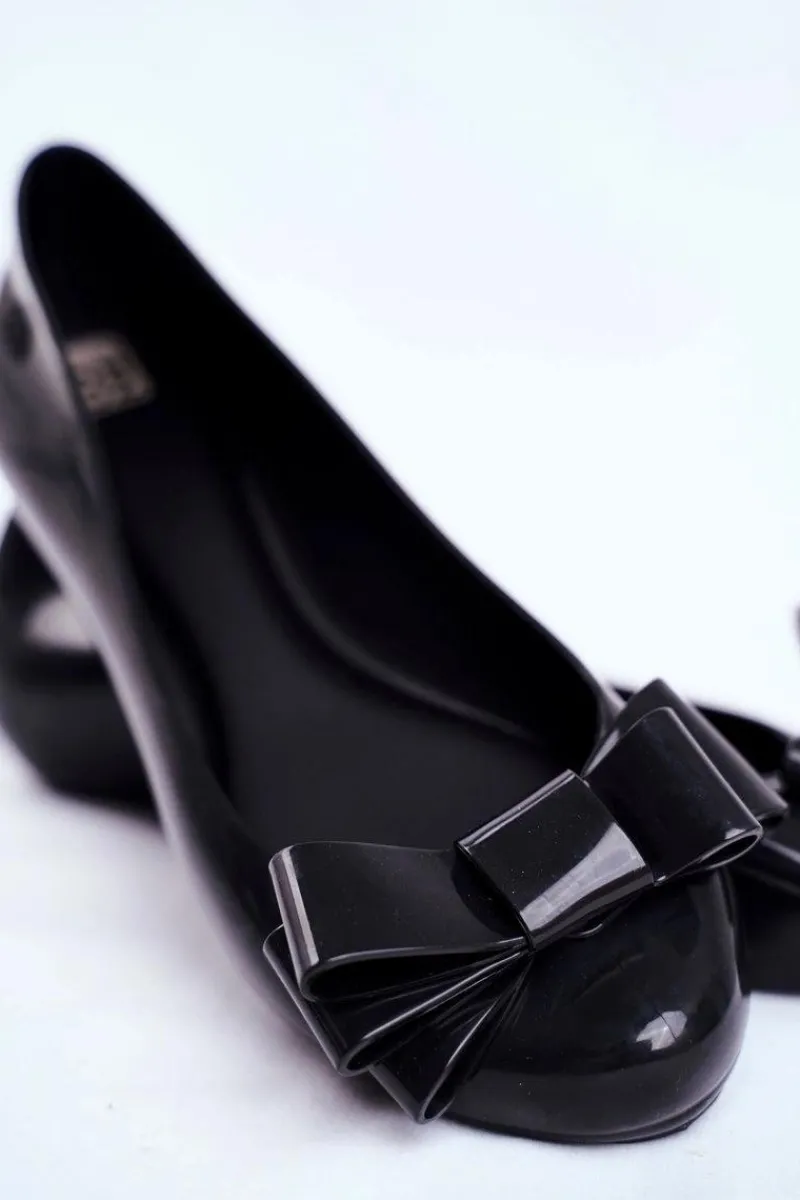 Clearance ZAXY Damskie Baleriny Pachnące Gumowe Czarne FF285057