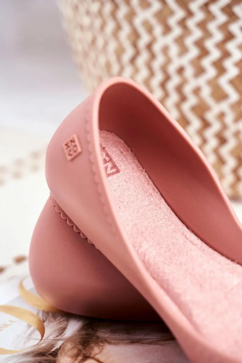 Baleriny Klasyczne>ZAXY Damskie Baleriny Pachnące Gumowe Różowe FF285052