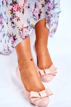 ZAXY Damskie Baleriny Pachnące Gumowe Jasno Różowe FF285058