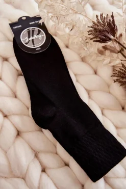 Clearance Just Play Damskie Bawełniane Klasyczne Skarpetki Czarne